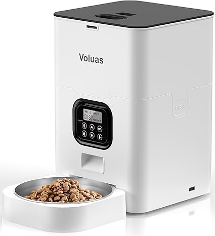VOLUAS Automatic Feeder for cats and dogs with timer