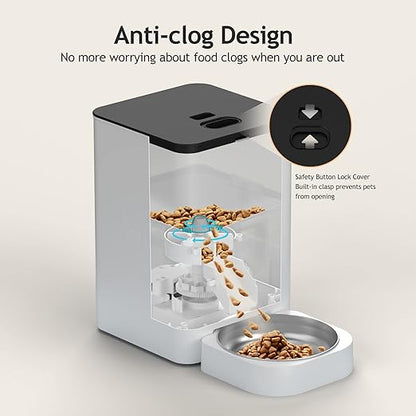 VOLUAS Automatic Feeder for cats and dogs with timer