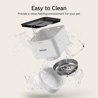 VOLUAS Automatic Feeder for cats and dogs with timer