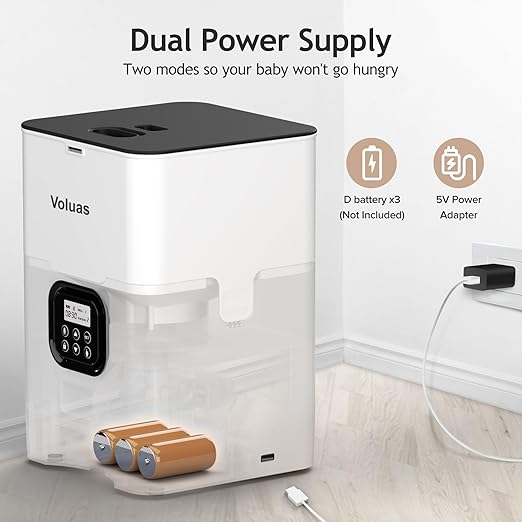 VOLUAS Automatic Feeder for cats and dogs with timer
