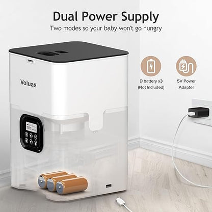 VOLUAS Automatic Feeder for cats and dogs with timer